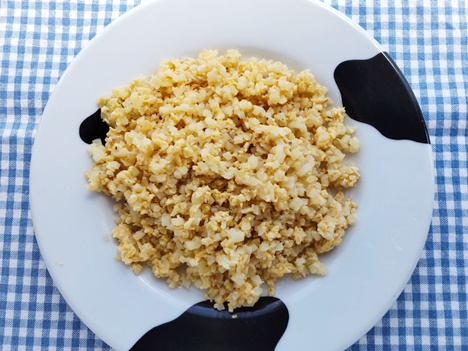 お米のかわりに食べるカリフラワー調理例